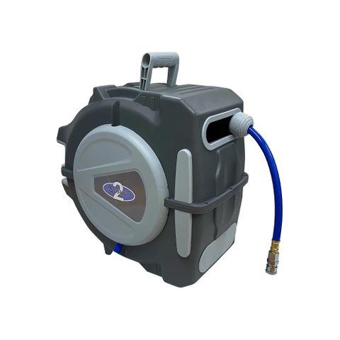 IWATA TRETRACTABLE HOSE REEL 20M X 9.5MM - 1/4" BSP HIGH FLOW