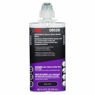 3M 08528 OEM MATCH EPOXY SEAM SEALER, BLACK, 200 ML CARTRIDGE