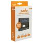 JUPIO 8 SLOT FAST CHARGER WITH LCD SCREEN FOR AA & AAA RECHAREABLE BATTERIES