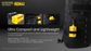 NITECORE NBM41 BATTERY MAGAZINE FOR 21700 / 18650 BATTERIES