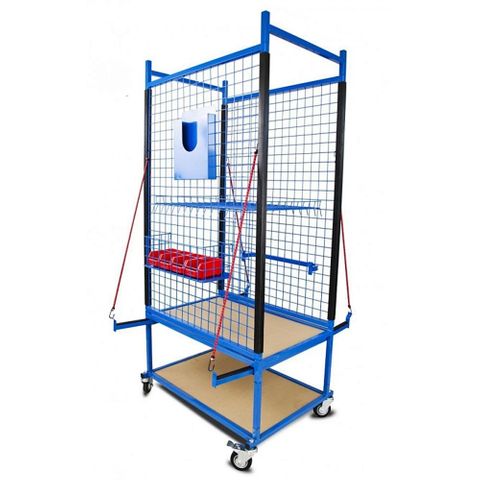 EDS AUTO WORKSHOP CAR PARTS TROLLEY