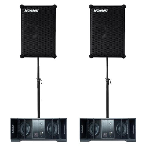 SOUNDBOKS 4 + DFB SUBWOOFER BATTERY POWERED WIRELESS PRO AUDIO DUAL KIT