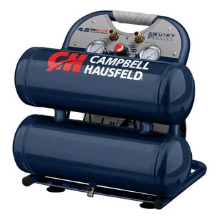 *SECONDS SPECIAL* CAMPBELL HAUSFELD TWIN STACK 1HP OIL FREE COMPRESSOR 17L TANKS