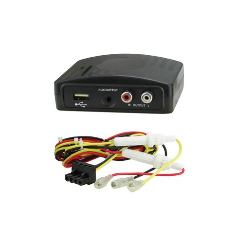 BLUETOOTH INTERFACE A2DP MUSIC STREAMING & 3.5MM AUX IN USB CHARGE & RCA OUTPUT