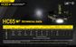 NITECORE USB RECHARGEABLE LED HEADLAMP