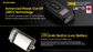 NITECORE 500 LUMEN USB-C RECHARGEABLE KEYCHAIN FLASHLIGHT BLACK