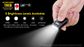 NITECORE 500 LUMEN USB-C RECHARGEABLE KEYCHAIN FLASHLIGHT BLACK
