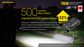NITECORE 500 LUMEN USB-C RECHARGEABLE KEYCHAIN FLASHLIGHT BLACK