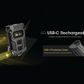 NITECORE 600 LUMEN USB-C RECHARGEABLE KEYCHAIN FLASHLIGHT BLACK