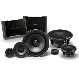 ALPINE STATUS SERIES 6.5" COMPONENT SPEAKER 100W RMS 3-WAY SLIM-FIT