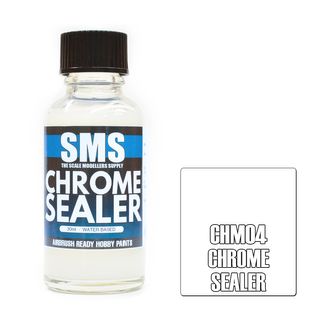 AIRBRUSH PAINT 30ML HYPERCHROME CHROME SEALER ALCOHOL BASE SCALE MODELLERS SUPPLY