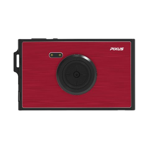 FIREFLY PIXUS SLIM DIGITAL COMPACT CAMERA KIT WITH 32GB CARD & CASE RED METALLIC