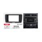 FITTING KIT 9" DASH KIT NISSAN LEAF 2018 ON (BLACK WITH SILVER TRIM)