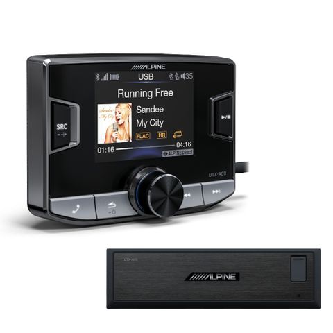 ALPINE HEAD UNIT ADD-IN DSP HI-RES AUDIO AM/FM DIGITAL MEDIA RECEIVER WITH BLUETOOTH