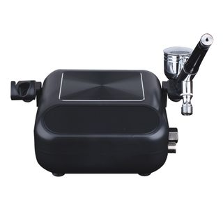 FORMULA AIRBRUSH TOUCH SCREEN COMPRESSOR WITH 0.2~0.5MM BLACK AIRBRUSH KIT