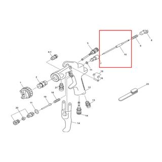 IWATA FLUID NEEDLE 2.5MM  N77
