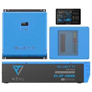 BLUETTI RV5 + B4810 + EPANEL + EPAD COMBO INCL. CABLES
