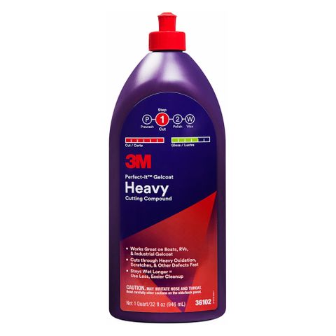 3M 36101 PERFECT IT GELCOAT HEAVY CUTTING COMPOUND 473 ML