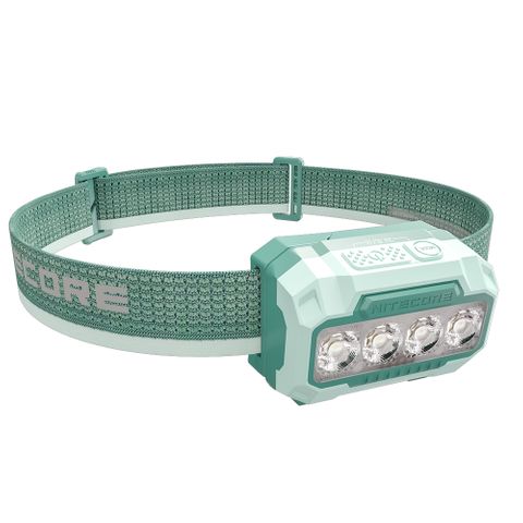 NITECORE 600 LUMEN USB RECHARGEABLE LED HEADLAMP GREEN