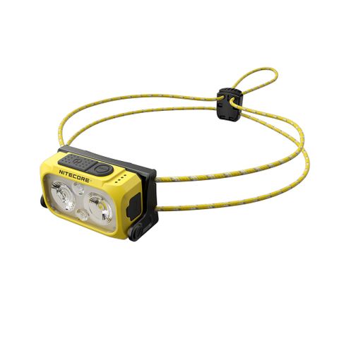 NITECORE 360 LUMEN USB RECHARGEABLE LED HEADLAMP YELLOW