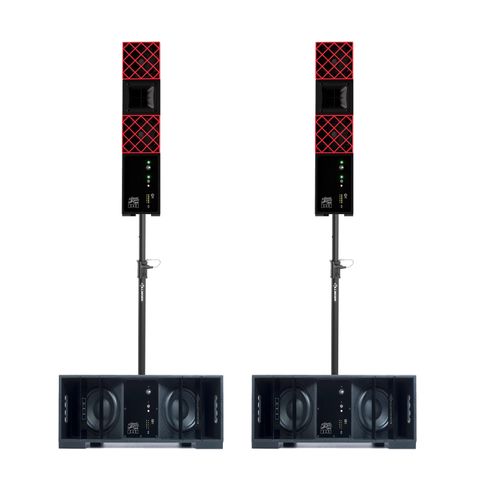 DILLINGER LABS DFA + DFB PAIRED SPEAKER & SUBWOOFER BATTERY POWERED WIRELESS PRO AUDIO KIT