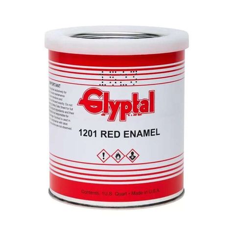 GLYPTAL RED ENAMEL INTERNAL ENGINE COATING 946ML