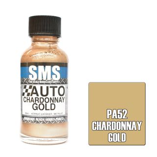 AIR BRUSH PAINT 30ML CHARDONNAY GOLD ACRYLIC LACQUER SCALE MODELLERS SUPPLY