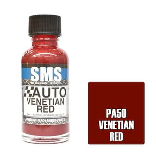 AIR BRUSH PAINT 30ML VENETIAN RED ACRYLIC LACQUER SCALE MODELLERS SUPPLY