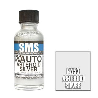 AIR BRUSH PAINT 30ML ASTEROID SILVER ACRYLIC LACQUER SCALE MODELLERS SUPPLY