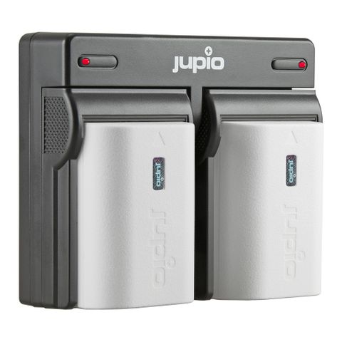 JUPIO BATTERY CHARGER KIT DUAL 2X LP-E6NH 2130MAH FOR CANON DIGITAL CAMERAS