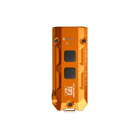 NITECORE TIP3 720 LUMEN KEYCHAIN LIGHT CLASSIC ALLOY ORANGE