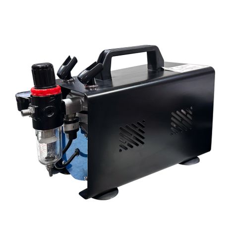 **SECONDS SPECIAL** FORMULA AIRBRUSH COMPRESSOR 1/4HP WITH FILTER/REGULATOR