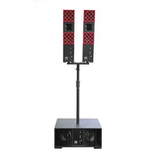 DILLINGER LABS DFA + DFB SPEAKER PAIR & SINGLE SUBWOOFER BATTERY POWERED WIRELESS PRO AUDIO KIT