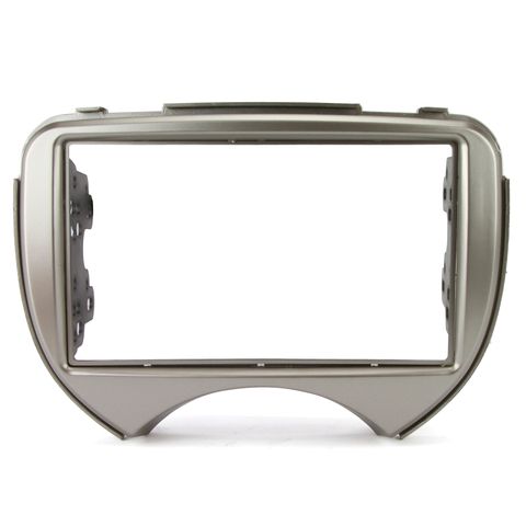 FITTING KIT NISSAN MICRA 2010 - 2013 DOUBLE DIN (SILVER)