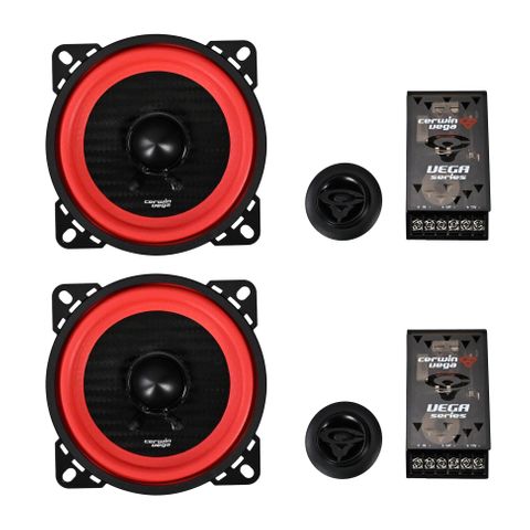 CERWIN VEGA VEGA SERIES 4" 2-WAY COMPONENT SPEAKERS 40W RMS