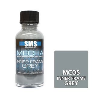 AIRBRUSH PAINT ACRYLIC LACQUER MECHA INNER FRAME GREY 30ML