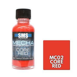 AIRBRUSH PAINT ACRYLIC LACQUER MECHA CORE RED 30ML
