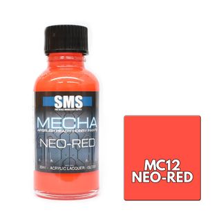 AIRBRUSH PAINT ACRYLIC LACQUER MECHA NEO RED 30ML