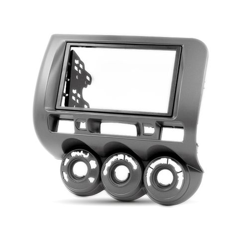 FITTING KIT HONDA JAZZ , CITY 2002 - 2008 DOUBLE DIN (GREY) (MAN AIR CON)