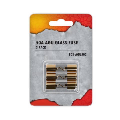 AGU FUSES 50 AMP FUSE 3 PACK