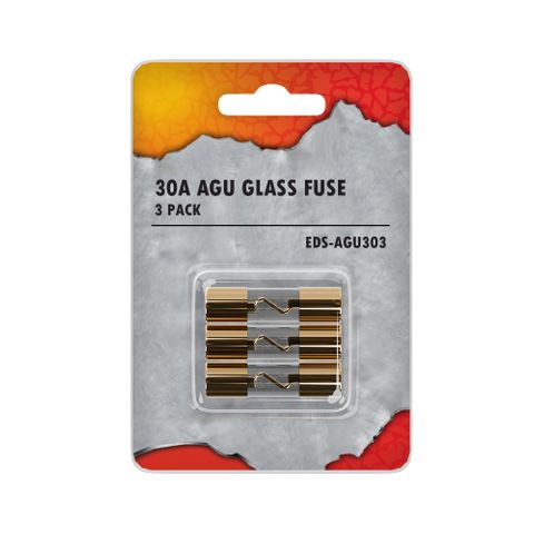 AGU FUSES 30 AMP FUSE 3 PACK