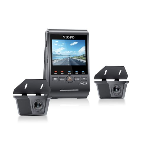 VIOFO DASHCAM A329 4K FRONT + DUAL 2K WATERPROOF REAR/SIDE CAMERAS WIFI 6 GPS