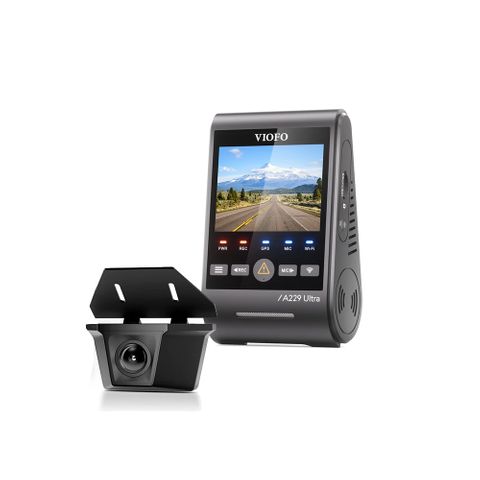 VIOFO DASHCAM A229 ULTRA 4K FRONT + 4K WATERPROOF REAR 5GHZ WIFI + GPS
