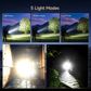 SKYFIRE 1376J FLASHLIGHT TORCH IP54 1387 LUMENS BLACK
