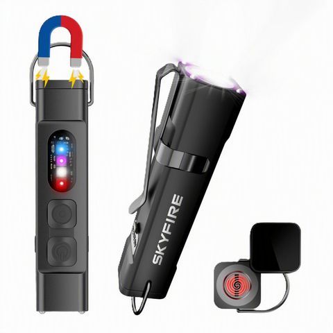 SKYFIRE 2178 MINI FLASHLIGHT TORCH IP54 112 LUMENS WITH SIDE LIGHT & CIG LIGHTER