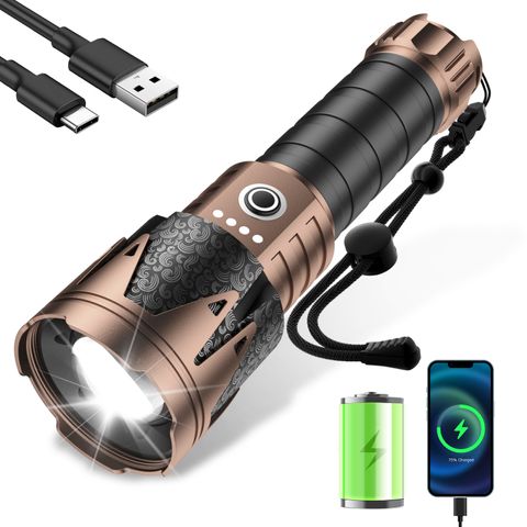 SKYFIRE 2000J FLASHLIGHT TORCH IP54 1800 LUMENS