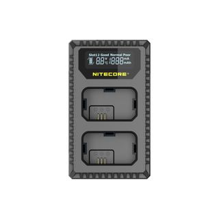 NITECORE USN1 DUAL-SLOT USB TRAVEL CHARGER FOR SONY NP-FW50 LI-ION BATTERIES