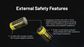 NITECORE LI-ION RECHARGEABLE 16340 BATTERY 950MAH 3.6V
