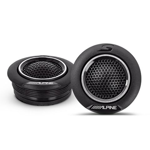 ALPINE (S2 SERIES) 1" COMPONENT TWEETER 80W RMS (PAIR)