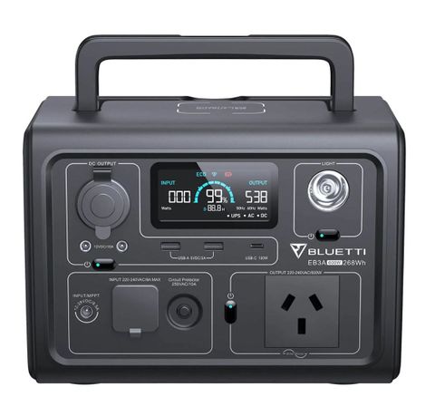 *DAMAGED BOX* BLUETTI EB3A PORTABLE POWER STATION | 600W (1200W SURGE) 268WH